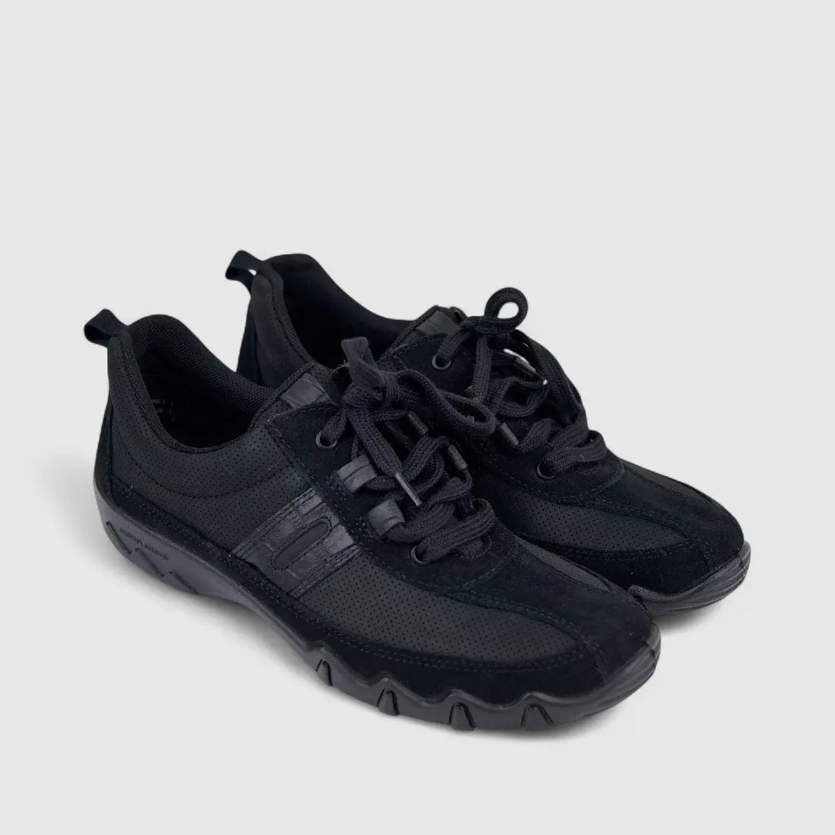 Hotter Ladies Comfort Sneaker Leanne Black HT87