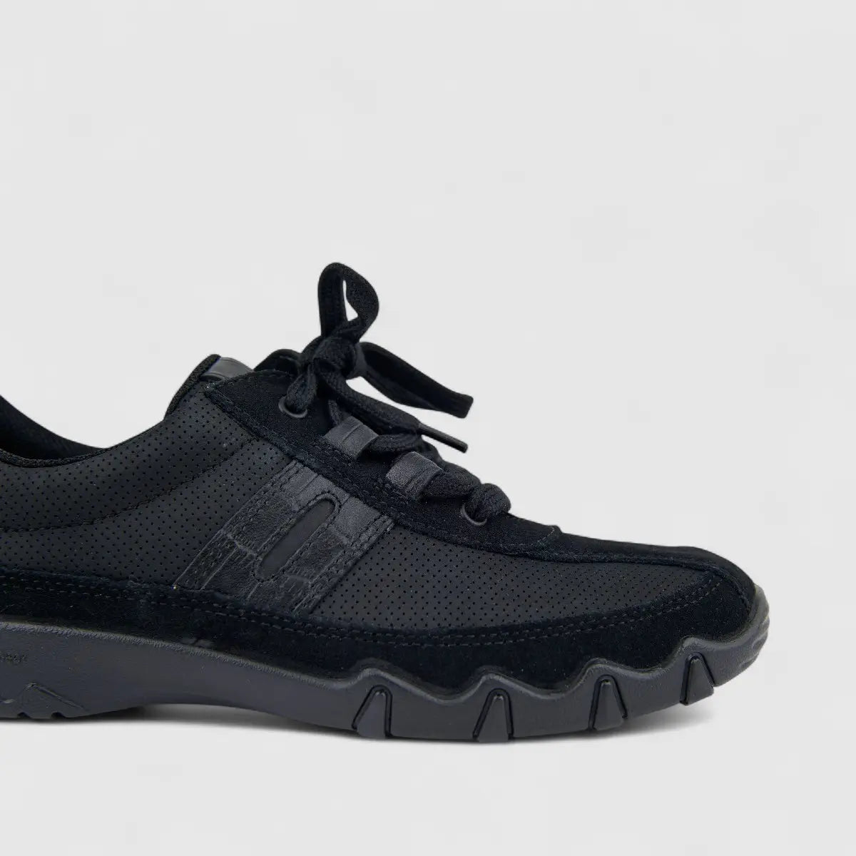 Hotter Ladies Comfort Sneaker Leanne Black HT87