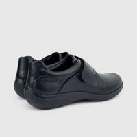 Hotter Ladies Comfort Sugar 2 Wide Fit (EXF) With Velcro Black HT92