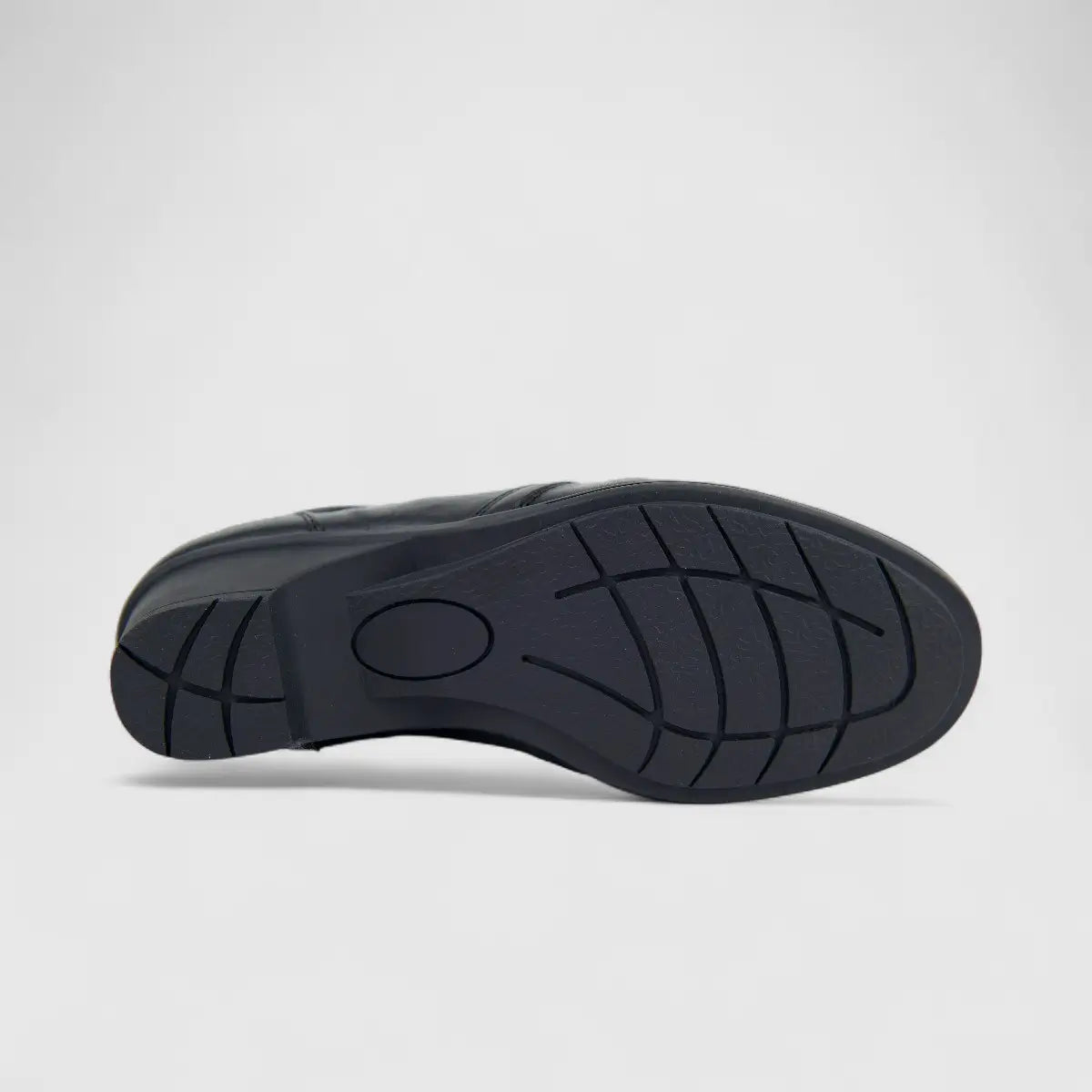 Hotter Ladies Comfort Sutton Heeled Shoe With Zip Black HT98