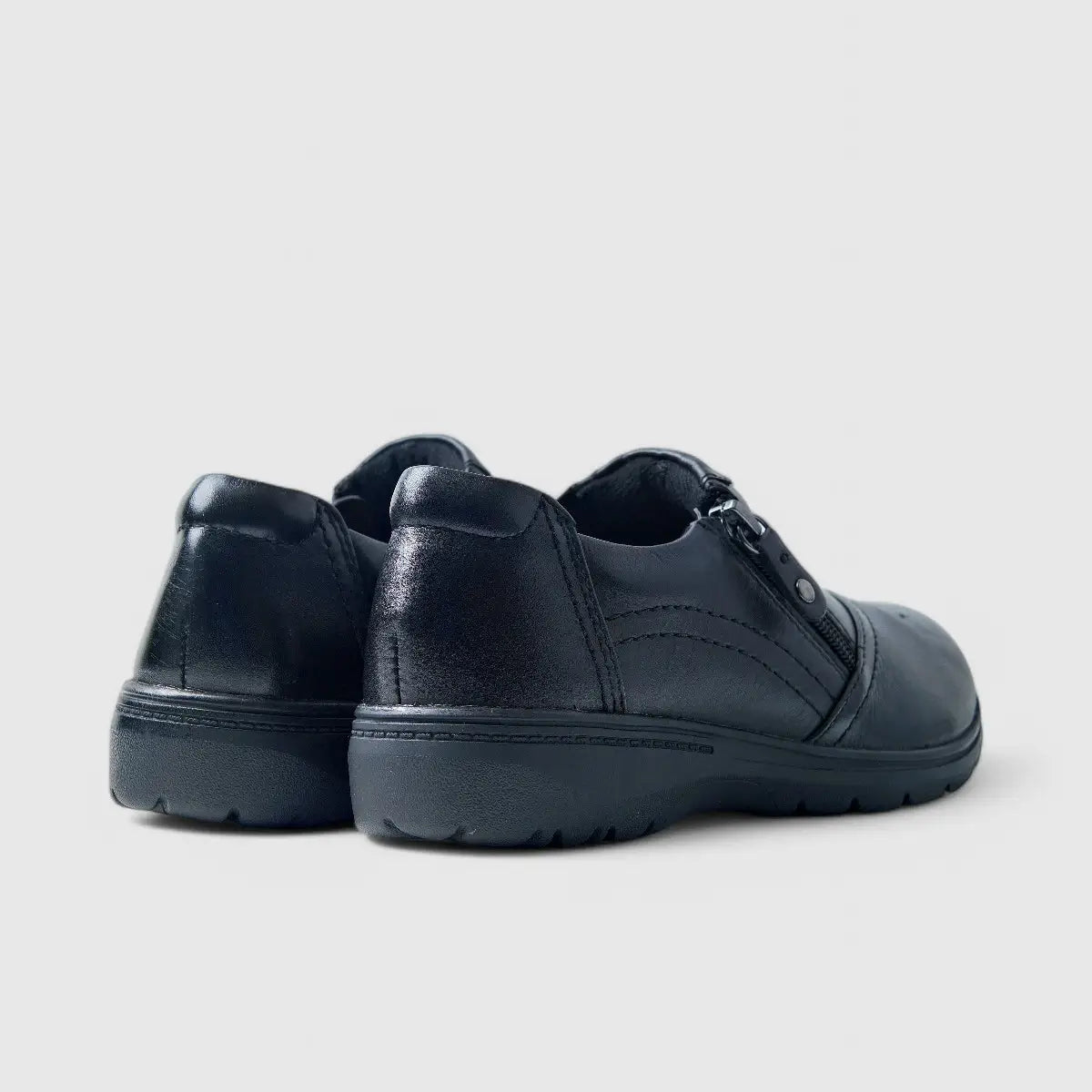 Hotter Lope Comfort Shoe Black Sneakers | familyshoecentre