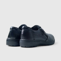 Hotter Lope Comfort Shoe Black Sneakers | familyshoecentre