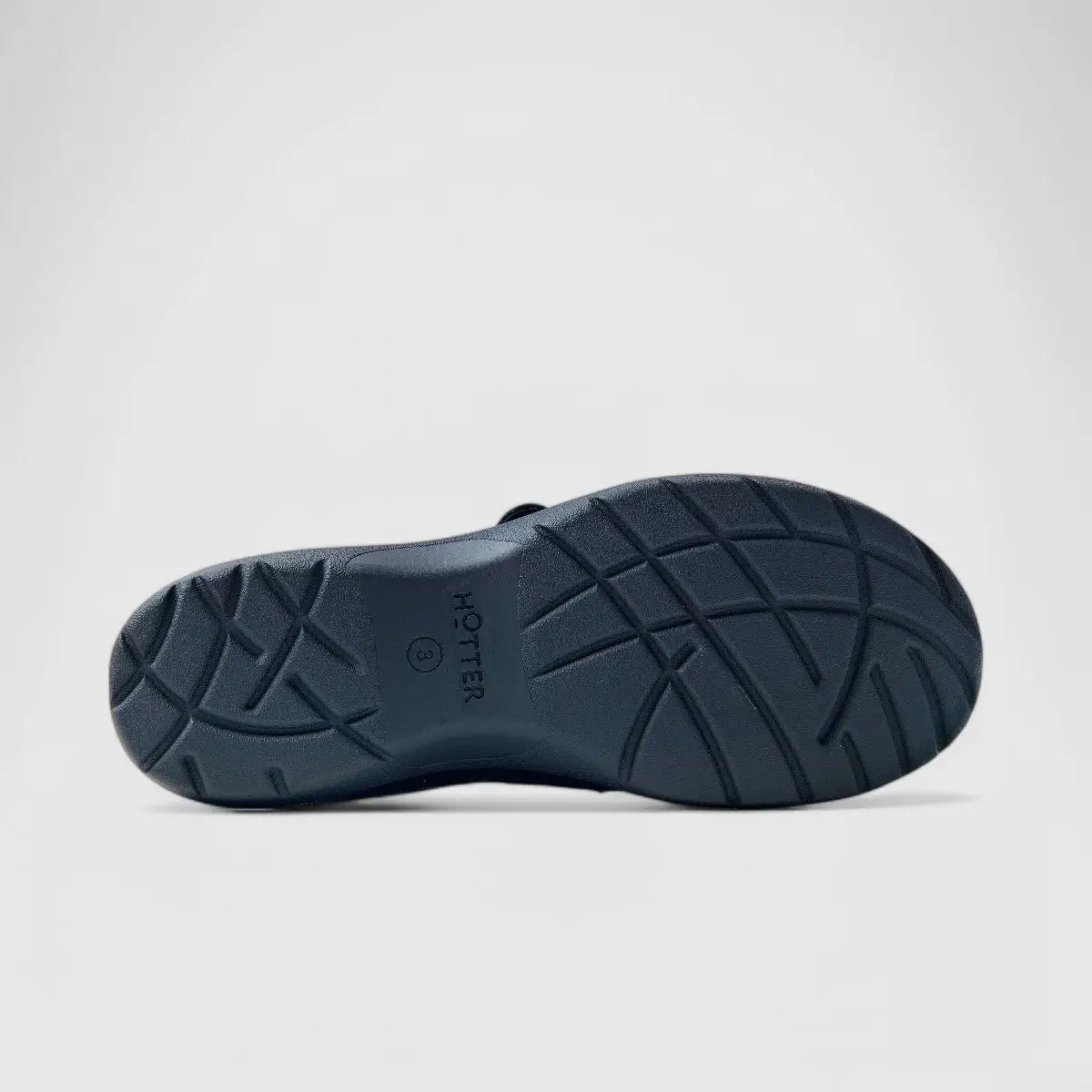 Hotter Lope Comfort Shoe Black Sneakers | familyshoecentre