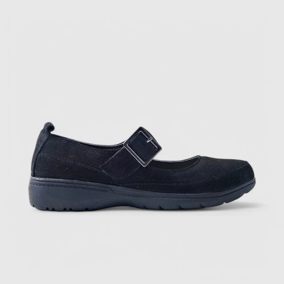 Hotter Verity Comfort Shoe Black Pumps | familyshoecentre