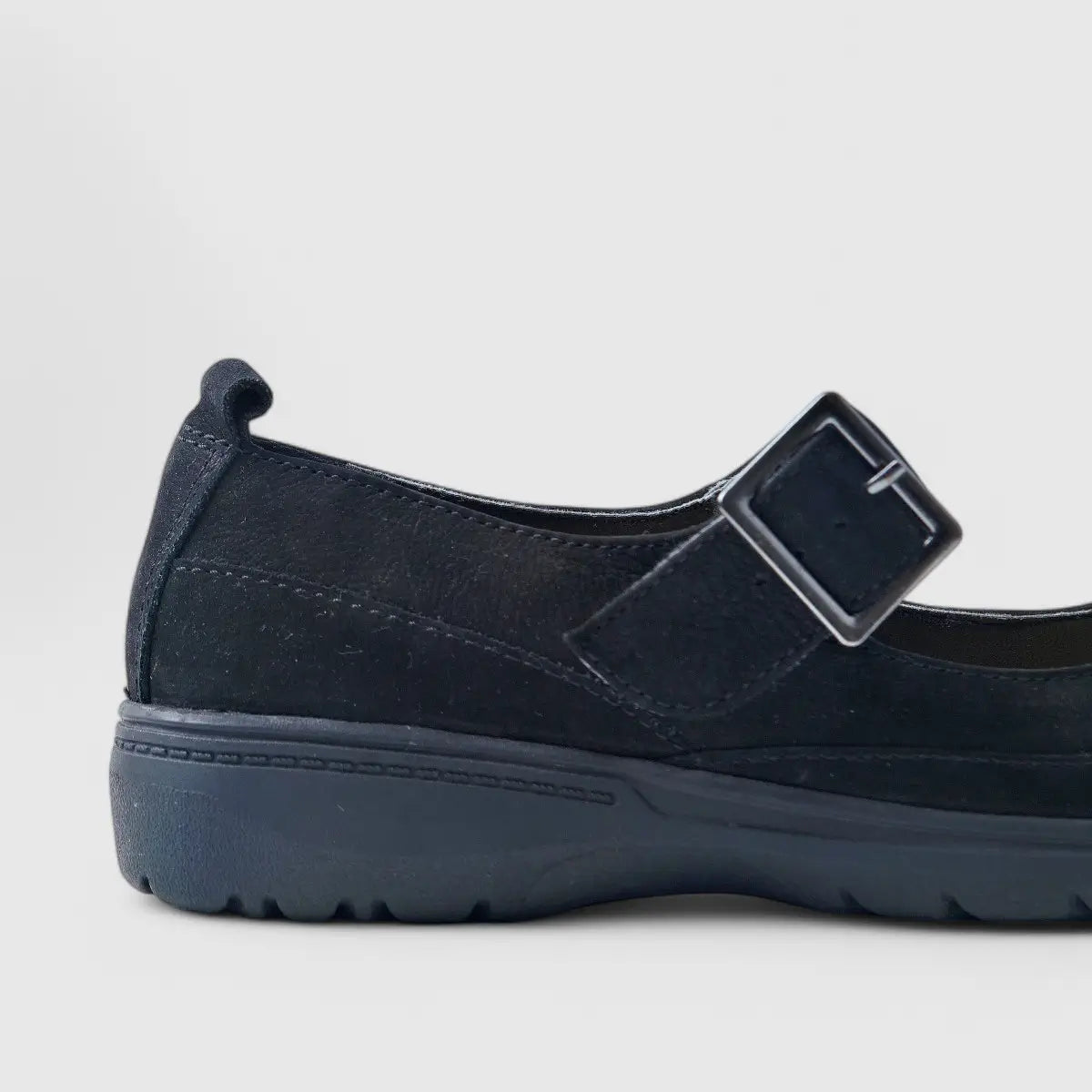 Hotter Verity Comfort Shoe Black Pumps | familyshoecentre