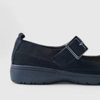 Hotter Verity Comfort Shoe Black Pumps | familyshoecentre