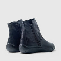 Hotter Whisper Comfort Boot Black Boots | familyshoecentre