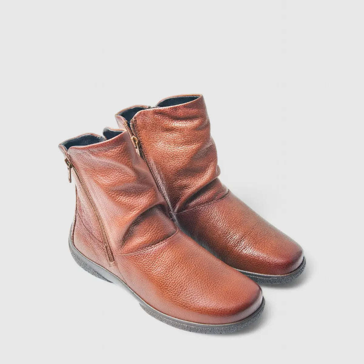 Hotter Whisper Comfort Boot Tan Boots | familyshoecentre