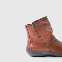 Hotter Whisper Comfort Boot Tan Boots | familyshoecentre