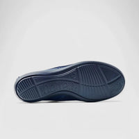 Hotter Wren Comfort Slip On Navy Pumps | familyshoecentre