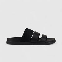 Hp Channing Comfort Slide Sandal Black 00868 HP225 Sandals | familyshoecentre