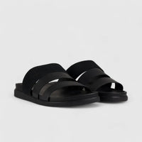 Hp Channing Comfort Slide Sandal Black 00868 HP225 Sandals | familyshoecentre