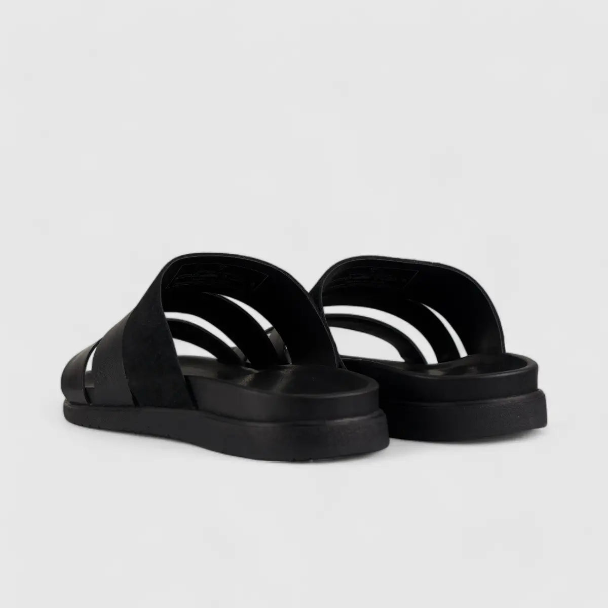 Hp Channing Comfort Slide Sandal Black 00868 HP225 Sandals | familyshoecentre