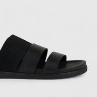 Hp Channing Comfort Slide Sandal Black 00868 HP225 Sandals | familyshoecentre