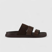 Hp Channing Comfort Slide Sandal Brown 00868 HP224 Sandals | familyshoecentre