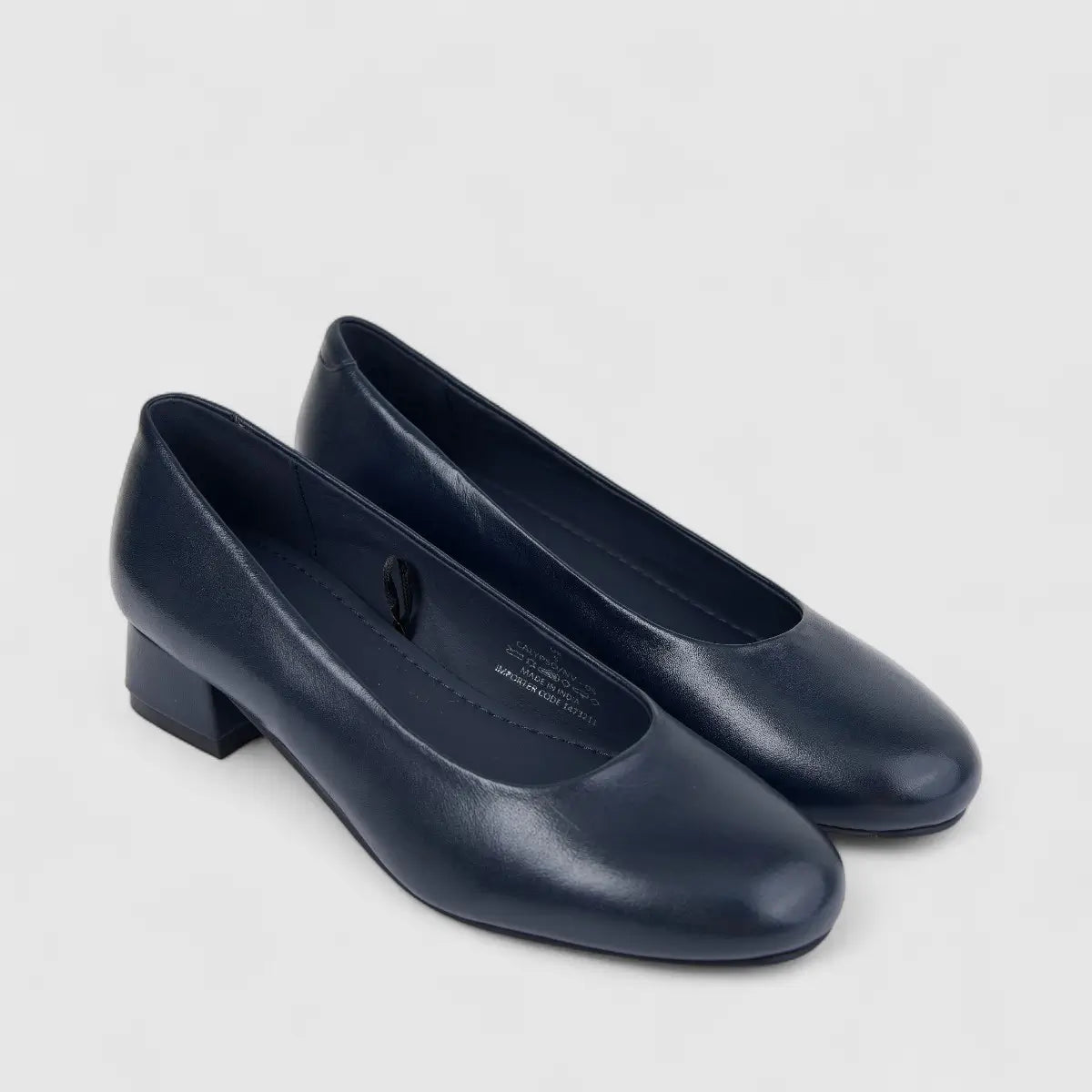 HP Ladies Comfort Block Heel HPL01462 Calypso Navy HL277