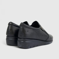 HP Ladies Comfort Shoe With Wedge HPL01472 Emmeline Black HL275