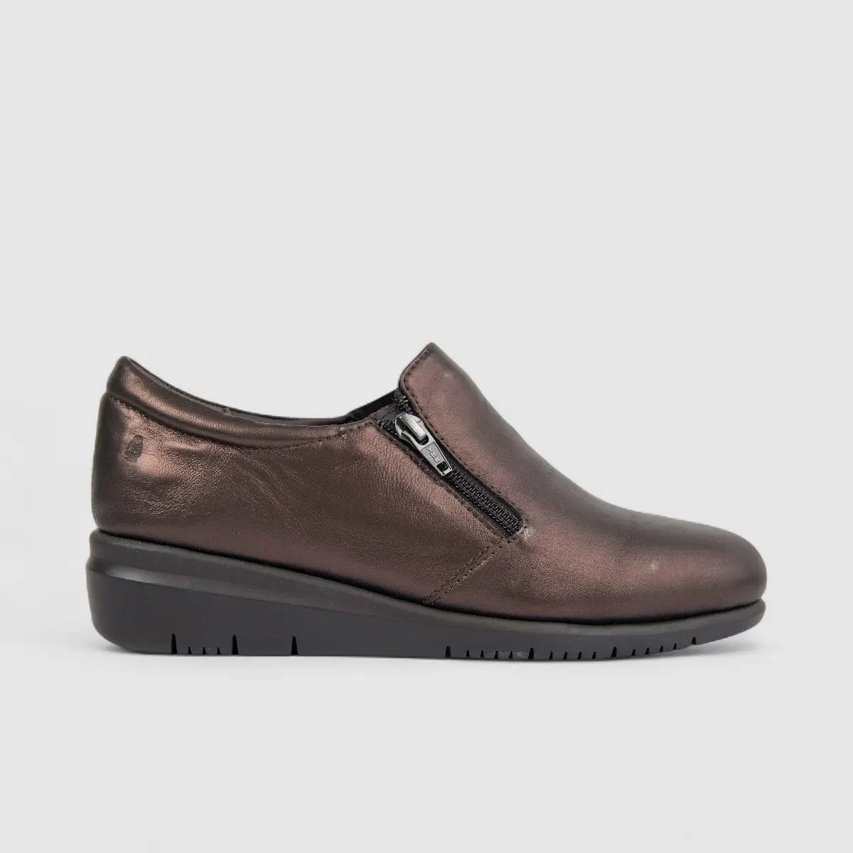 HP Ladies Comfort Shoe With Wedge HPL01472 Emmeline Zinc HL276