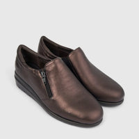 HP Ladies Comfort Shoe With Wedge HPL01472 Emmeline Zinc HL276