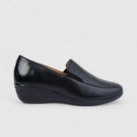 Hush Puppies Mireya Black Comfort Slip-On Loafers
