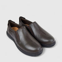 HP Ladies Comfort Slip On Shoe HPL01497 Morgana Brown HL279