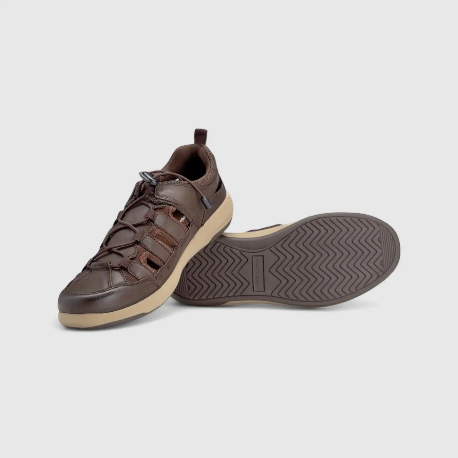 HP Men's Comfort Sandal Percy HPM00980 Coffee Nubuck HP269