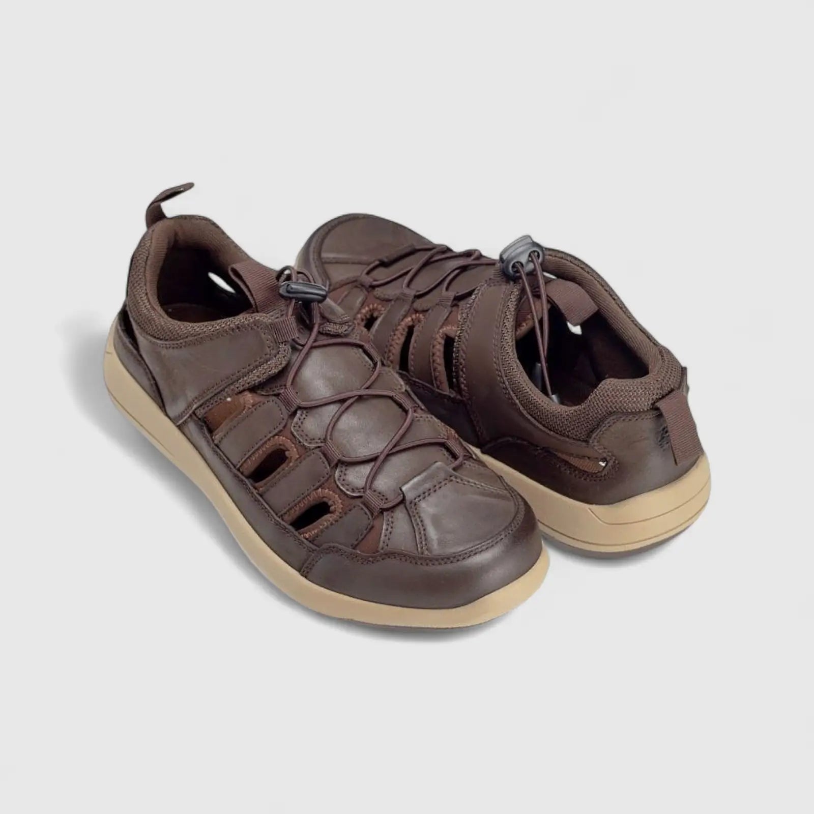HP Men's Comfort Sandal Percy HPM00980 Coffee Nubuck HP269