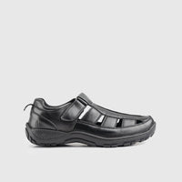 Hunt Fisherman Sandal Black 00873 Sandals | familyshoecentre