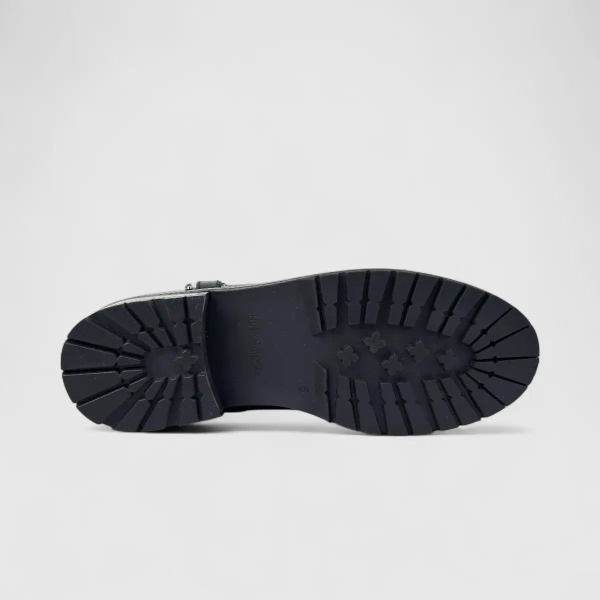 Hush Puppies Ladies Leather Long Boot Skylar HPL01489 Black DB36