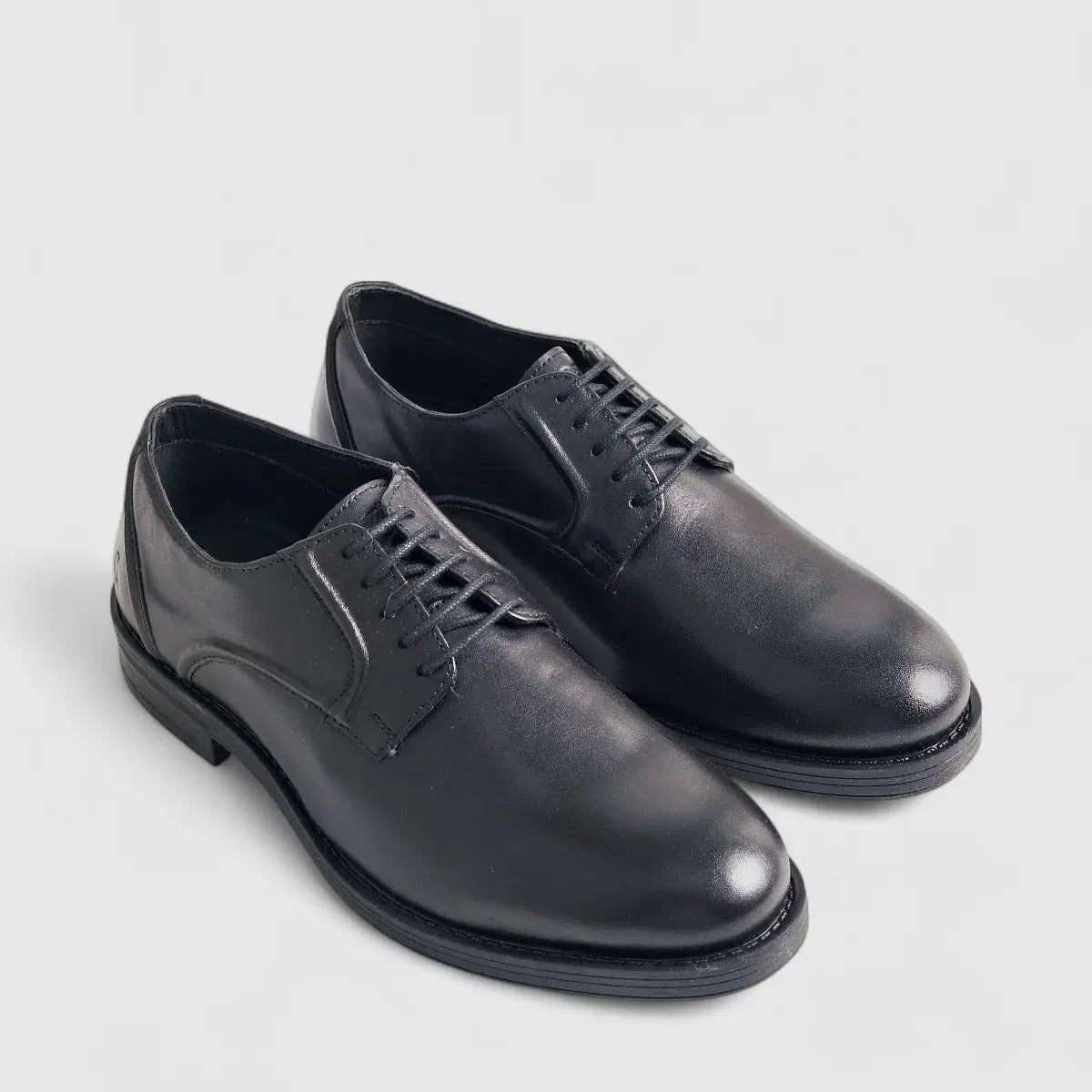 Hush Puppies Maradona Lace Up Black 00924 Oxfords | familyshoecentre