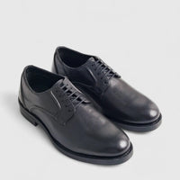 Hush Puppies Maradona Lace Up Black 00924 Oxfords | familyshoecentre
