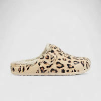 Hush Puppies Soft Style Desi Fur Ladies Slippers SSL01503 Leopard Multi
