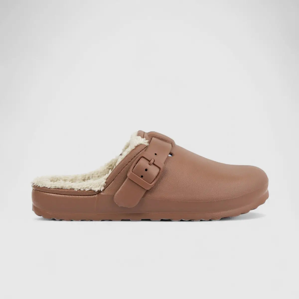 Hush Puppies Soft Style Desi Fur Ladies Slippers SSL01280 Brown