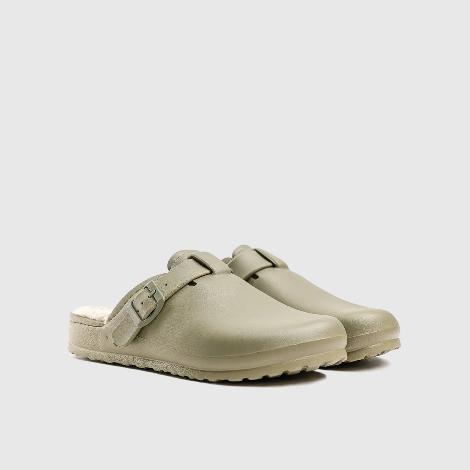 Hush Puppies Soft Style Desi Fur Ladies Slippers SSL01280 Khaki