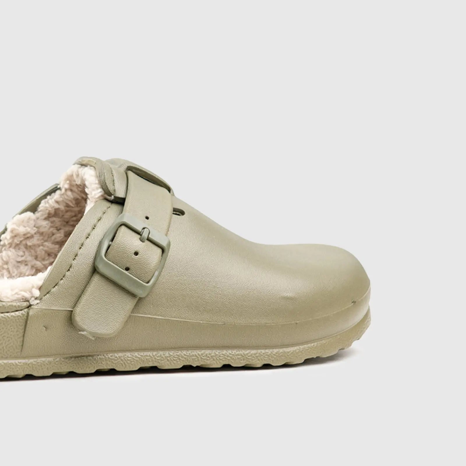 Hush Puppies Soft Style Desi Fur Ladies Slippers SSL01280 Khaki