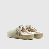 Hush Puppies Soft Style Desi Fur Ladies Slippers SSL01280 Khaki