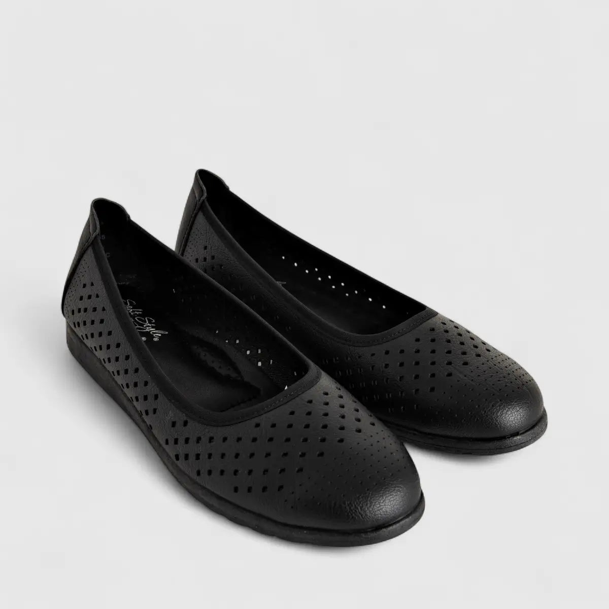 Hush Puppies Soft Style Ladies Comfort Pump Halona SSL01585 Black SS315
