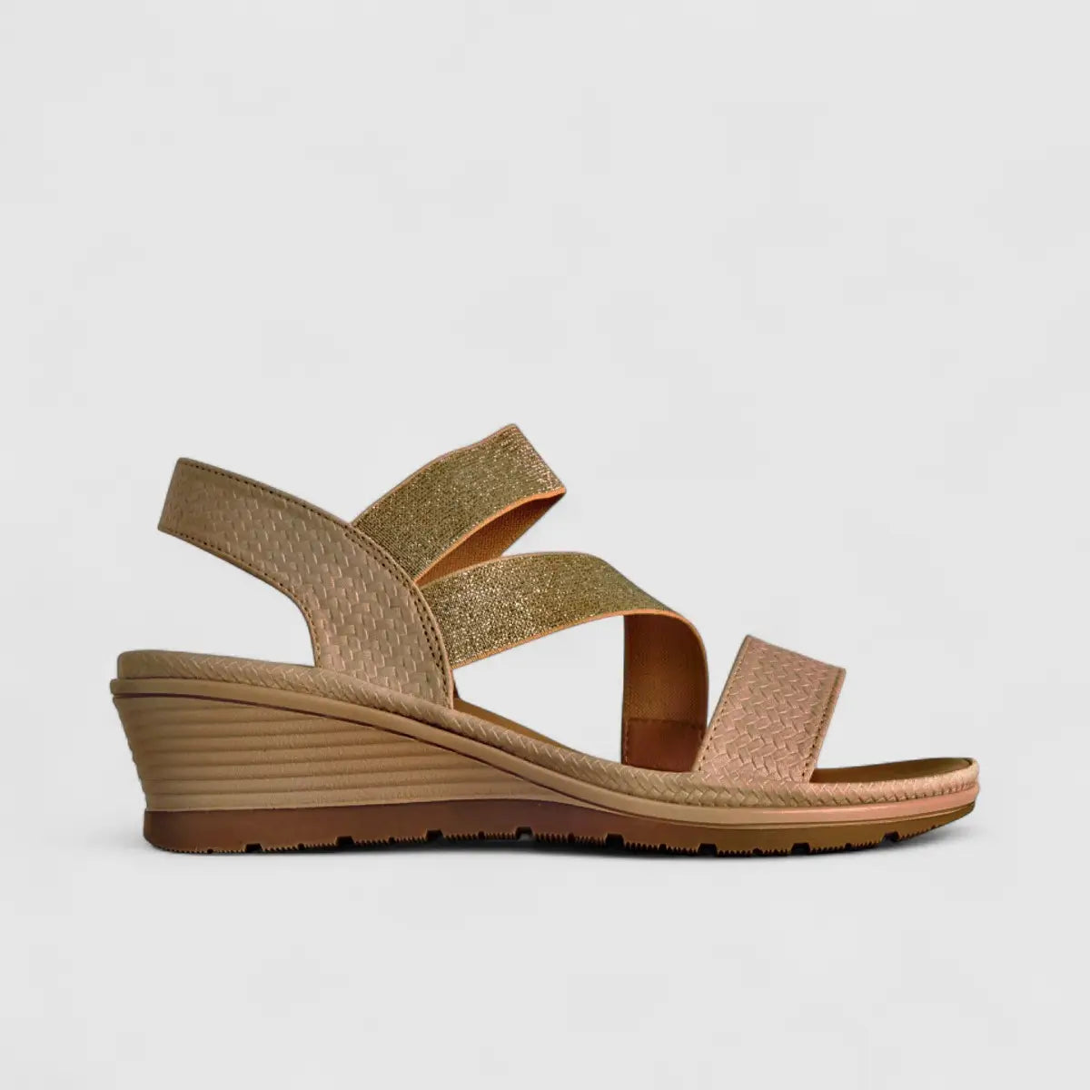 Hush Puppies Soft Style Ladies Comfort Sandal Promise SSL01551 Stone SS279