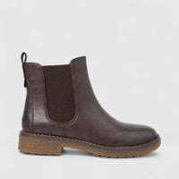 Hush Puppies Soft Style Soft Belinda Ladies Chelsea Boot SSL01514 Chocolate DK3