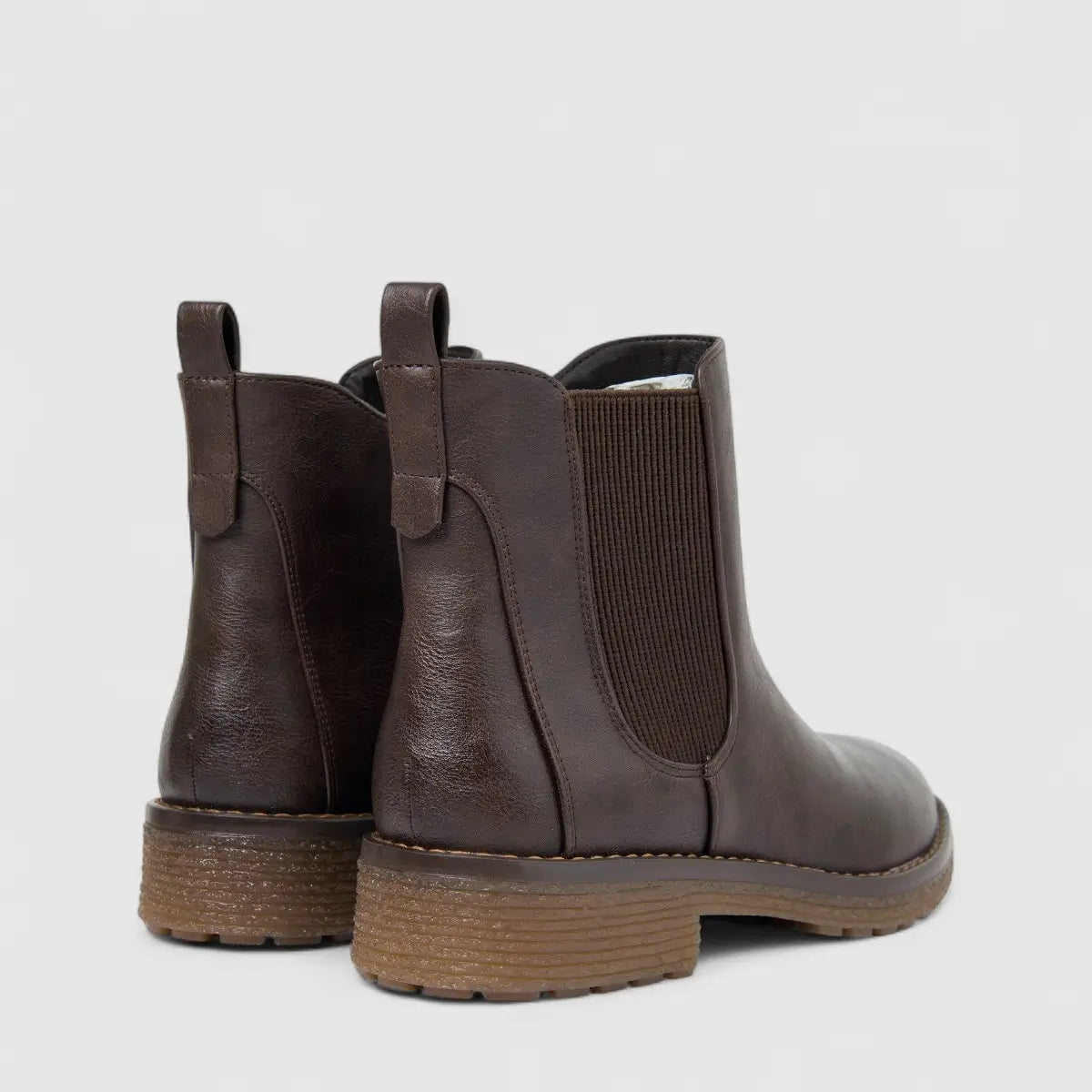 Hush Puppies Soft Style Soft Belinda Ladies Chelsea Boot SSL01514 Chocolate DK3