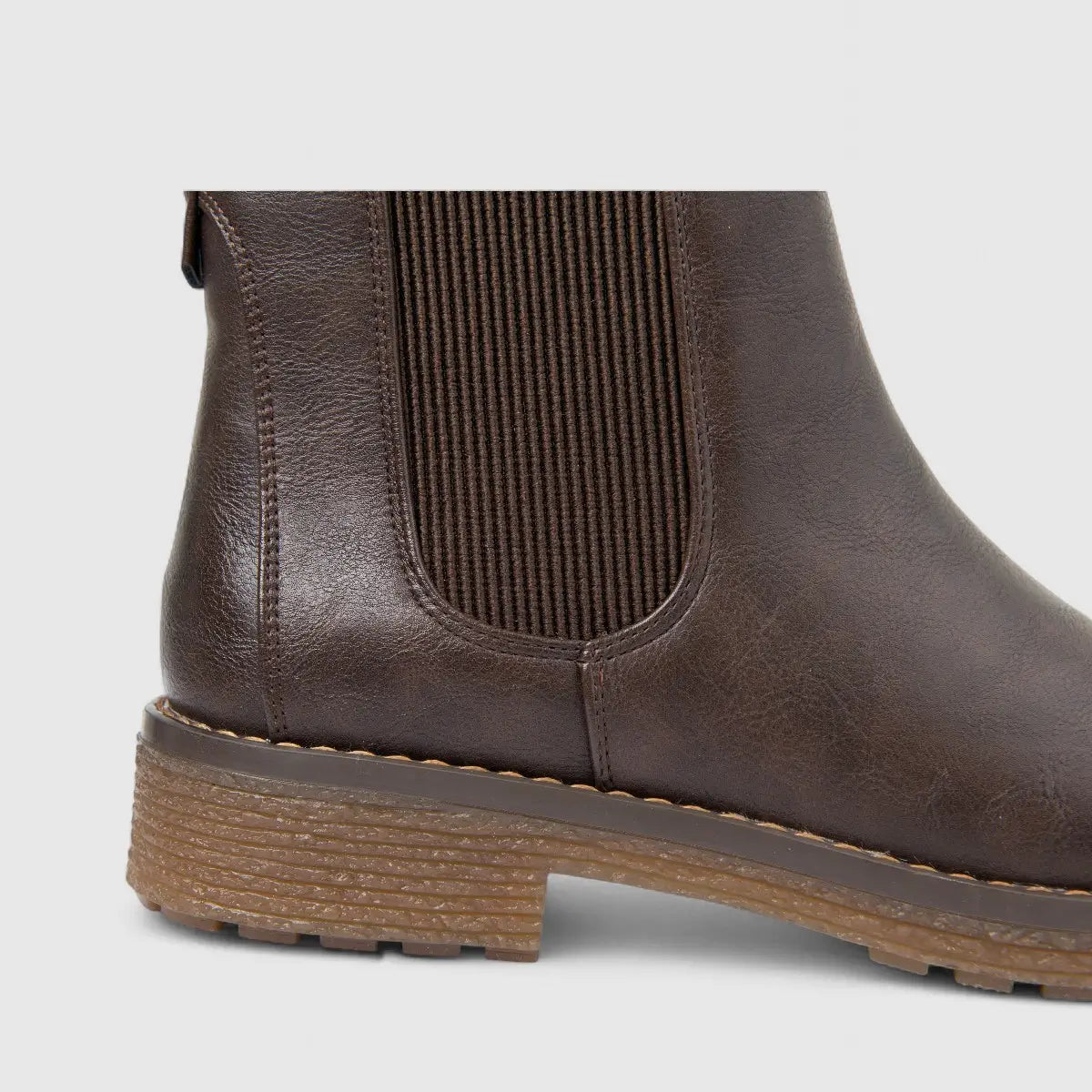 Hush Puppies Soft Style Soft Belinda Ladies Chelsea Boot SSL01514 Chocolate DK3