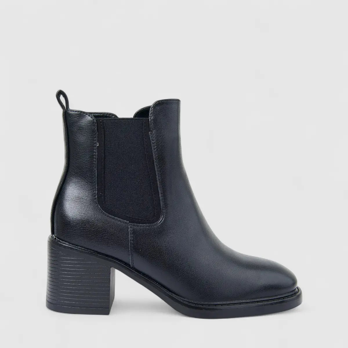Hush Puppies Soft Style Soft Carolena Ladies Ankle Boot SSL01605 Black DK5