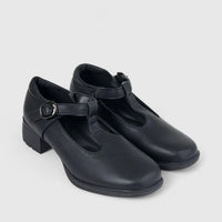 Hush Puppies Soft Style Hansel T-Bar Pump, Black
