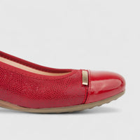 Hush Puppies Soft Style Soft Rishi Ladies Comfort Wedge SSL00217 Red Snake SS342
