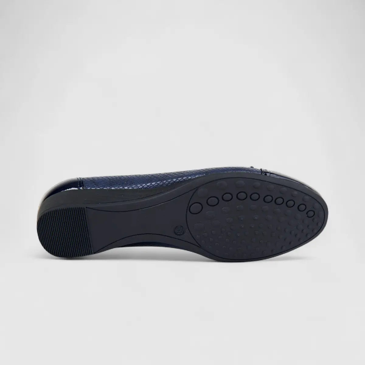 Hush Puppies Soft Style Soft Rishon Bow Ladies Comfort Wedge SSL01617 Navy SS350