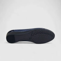 Hush Puppies Soft Style Soft Rishon Bow Ladies Comfort Wedge SSL01617 Navy SS350