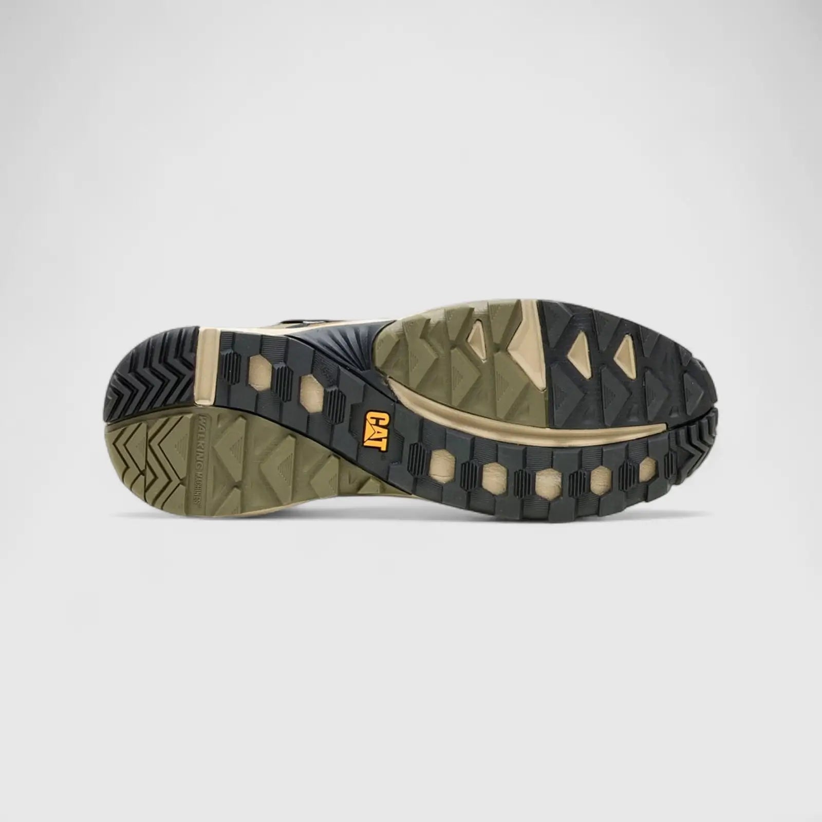 Cat Men's Grapple Leather P726653 Dark Olive CT374