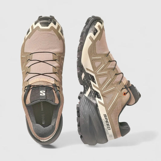 Salomon Men's Sneaker Speed Cross 6 478110 Natural/Black/Almond Milk SL36