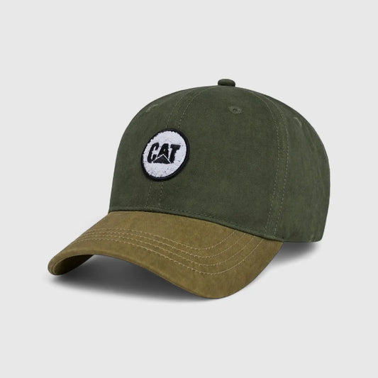 Cat 6 Panel Unstructured Cat Circle Patch Hat 4090246-19-0515 Olive Night