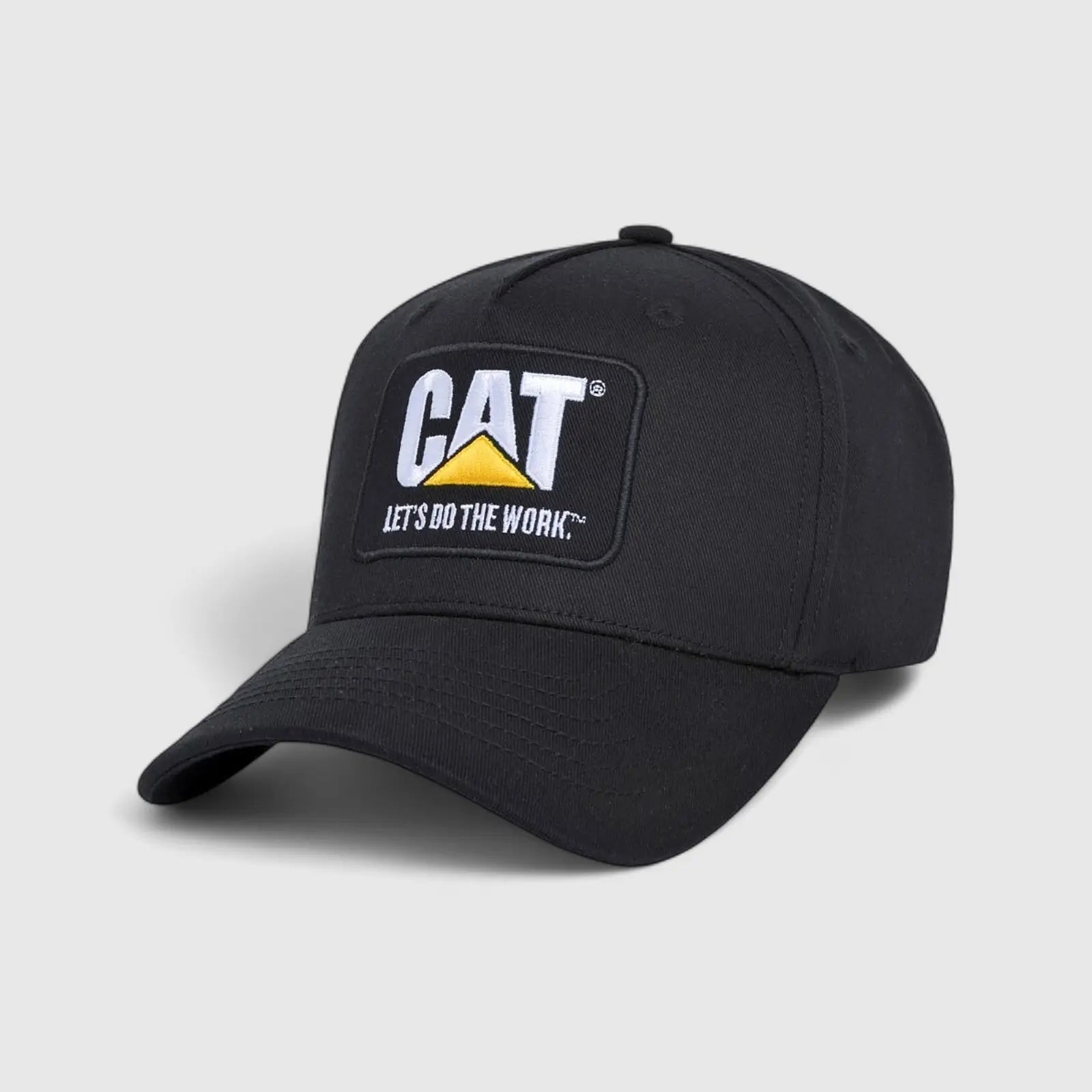 Cat Do The Work Logo Hat 4090219-10121 Pitch Black